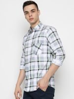 FERYPRO Men’s Printed Casual Checks Cotton Full Sleeve Shirt - Image 11