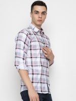 FERYPRO Men’s Printed Casual Checks Cotton Full Sleeve Shirt - Image 8
