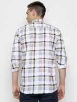 FERYPRO Men’s Printed Casual Checks Cotton Full Sleeve Shirt - Image 5