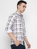 FERYPRO Men’s Printed Casual Checks Cotton Full Sleeve Shirt - Image 4