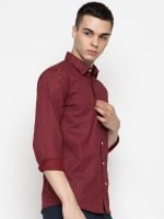 FERYPRO Men’s Printed Casual Dotted Cotton Full Sleeve Shirt - Image 9