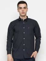 FERYPRO Men’s Printed Casual Dotted Cotton Full Sleeve Shirt