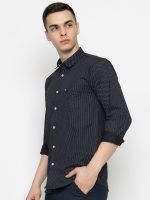FERYPRO Men’s Printed Casual Dotted Cotton Full Sleeve Shirt - Image 2