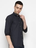 FERYPRO Men’s Printed Casual Dotted Cotton Full Sleeve Shirt - Image 5